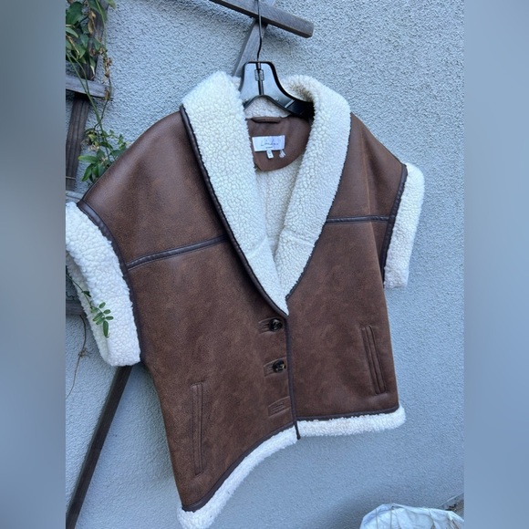L'Academie Miri Vest in Dark Brown Size XS - Picture 9 of 10